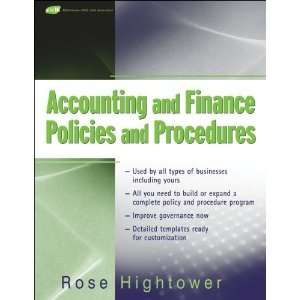   Policies and Procedures, (with URL) [Paperback] Rose Hightower Books