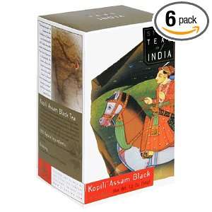 Stash Teas of India Kopili Assam Black Tea, Tea Bags, 18 Count Boxes 