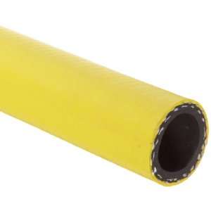   Yellow Rubber Spray Hose, 300 PSI Maximum Pressure, 50 Length, 1 ID