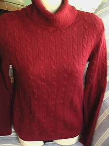 Crew Sweater Womens Wool/Angora/Cashmere T Neck S  