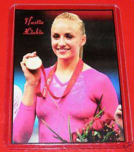 Nastia Liukin USA Olympic Gymnast Gold Medal Magnet  