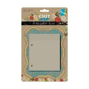  GCD Studios Chip Art Chipboard Small Square Book Kit 4X4 