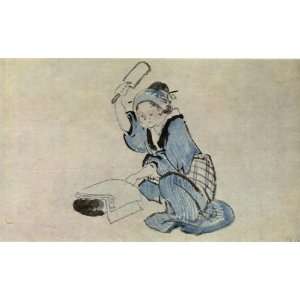   Gloss Stickers Japanese Art Katsushika Hokusai No 135