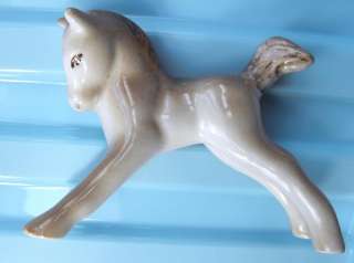Vintage porcelain foal figurine Horse ornament 3.5 inch  