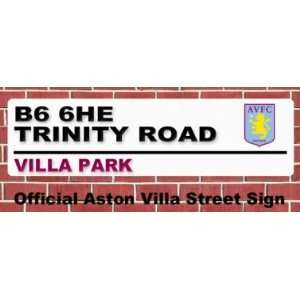 Aston Villa Street Sign