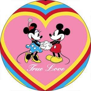   & Friends Mickey & Minnie in Heart Button B DIS 0048: Toys & Games