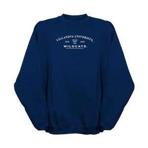 Cadre Athletic Villanova Wildcats Kids Embroidered Crew Sweatshirt 