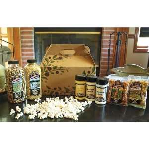 Premium Popcorn Poppings Gift Box:  Grocery & Gourmet Food