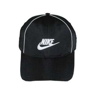  Mens Nike Athletic Fit Comfortable Black Cap.   Medium 
