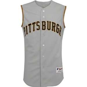  Pittsburgh Pirates Road Grey Vest Authentic MLB Jersey 