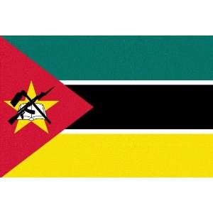  Mozambique Flag Sheet of 21 Photo Gloss Stickers