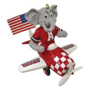  Alabama Crimson Tide Mascot Airplane Ornament