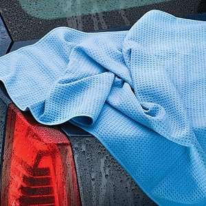  Big Blue Waffle Weave Towel Automotive