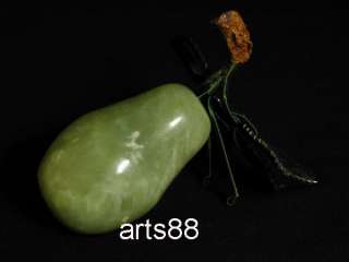 these vintage jade stone fruit pear are an absolutely beautiful color 