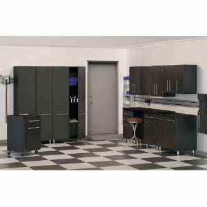  10Piece UltiMATE Garage Storage System Graphite Gray Doors 