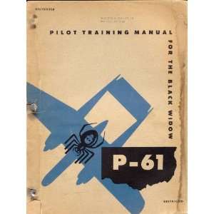    Northrop P 61 Aircraft Pilot Training Manual Northrop Books
