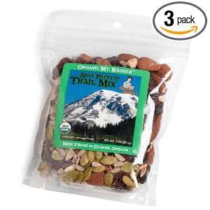 Aunt Pattys Organic Mt. Rainier Trail Mix, 8 Ounce Bags (Pack of 3 