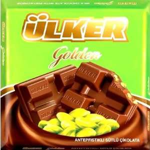 Ulker Chocolate Bar with Pistachio   2.8oz  Grocery 
