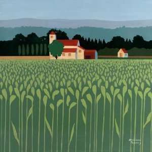    Spring Wheat Field   Jacqueline Penney 27x27