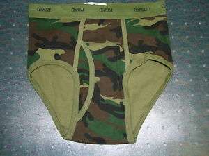 Military Woodland CAMO Underwear BOYs Briefs USA Made  