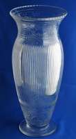 Imperial Russian HII 1911 Tall Stripy Vase w Picture  