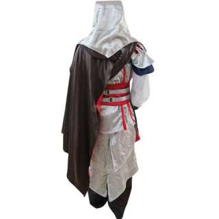 Assassin’s Creed 2 Ezio Auditore Costume Cosplay Game Dress ANY SIZE 