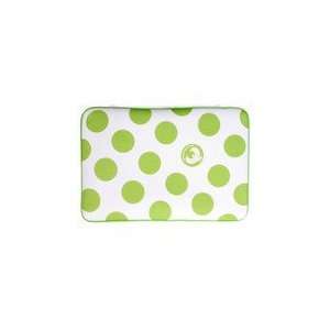 Isis Dei Green Polka Dot Memory Foam Sleeve for 13 MacBook Model 
