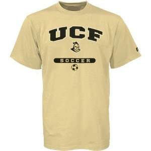  Russell UCF Knights Gold Soccer T shirt (XX Large): Sports 