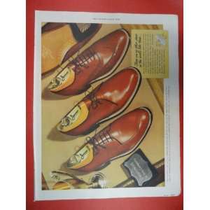 Jarman shoes. 50s Print Ad (shoes) Orinigal Vintage Post Magazine Art 