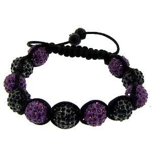   bling hip hop crystal disco ball Buddhist shamballa bracelet Jewelry