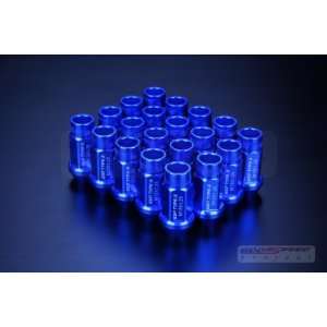   50mm Lug Wheel Nuts 20 Pcs Set M12x1.25mm Blue Color: Automotive
