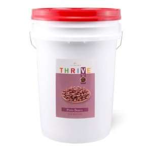  488   1/4 Cup Servings Pinto Beans 39 lb. Pail Emergency 