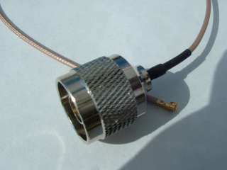 FL Type N Male 12 RF pigtail Cable CM9 Mini PCI UFL  