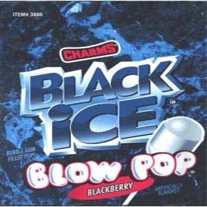 Charms Black Ice Blow Pops  Grocery & Gourmet Food