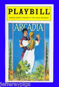 Playbill + Arcadia + Robert Sean Leonard ,Opening Night  