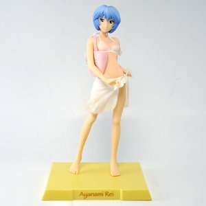   Evangelion   Rei Ayanami Figures (White Swimsuit) Toys & Games