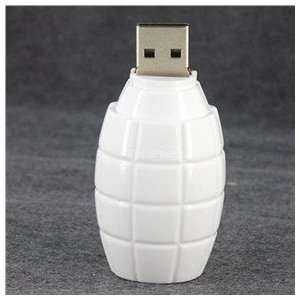 2GB Lovely Grenade Shape Flash Drive (White): Electronics