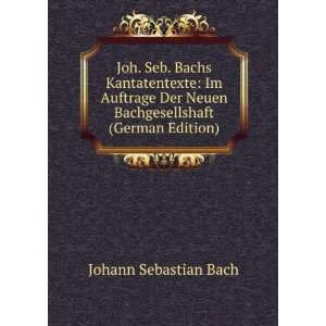   (German Edition) (9785874077853) Johann Sebastian Bach Books