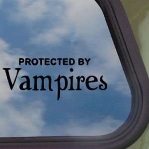   By Vampires Black Decal Twilight Edward Cullen Sticker
