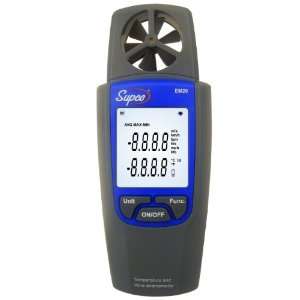 Supco EM20 Thermo Anemometer, 2.4 Length x 1.2 Width x 6.2 Height 