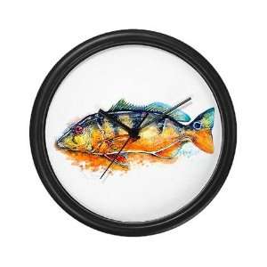  Peacock Bass Graphic Art Wall Clock by 