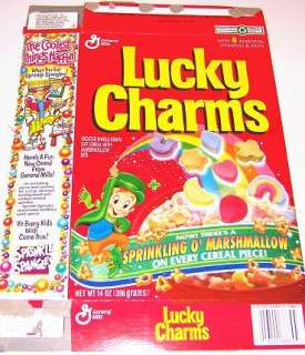 1994 Lucky Charms Cereal Box ee004  