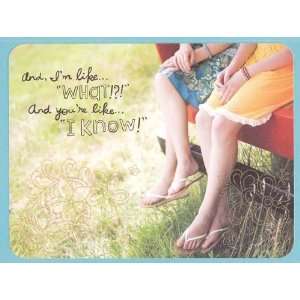 Greeting Card Friendship Taylor Swift #268 And, im like what? and 