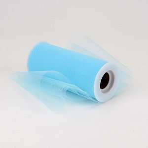  Premium Nylon Tulle Fabric 18 inch 25 Yards, Light Blue 