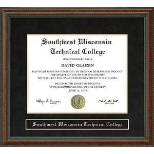  Southwest Wisconsin Technical College (SWTC) Diploma Frame 