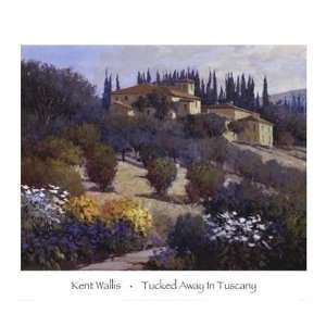 Kent Wallis   Tucked Away In Tuscany Canvas 