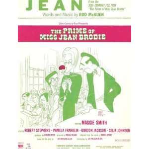  Sheet Music Jean Prime of Miss Jean Brodie 35 Everything 