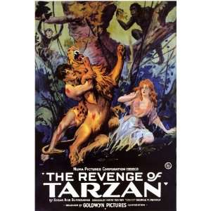   Revenge of Tarzan (1920) 27 x 40 Movie Poster Style A: Home & Kitchen