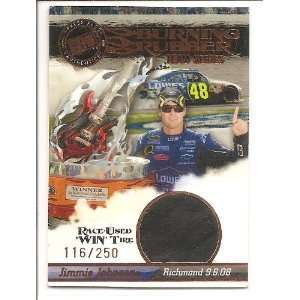   Pass Jimmie Johnson Burning Rubber Serial #116/250