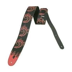   Planet Waves Hot Rod Leather Guitar Strap Bass Clef: Everything Else